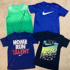 Nike shirts size 4 & 4t